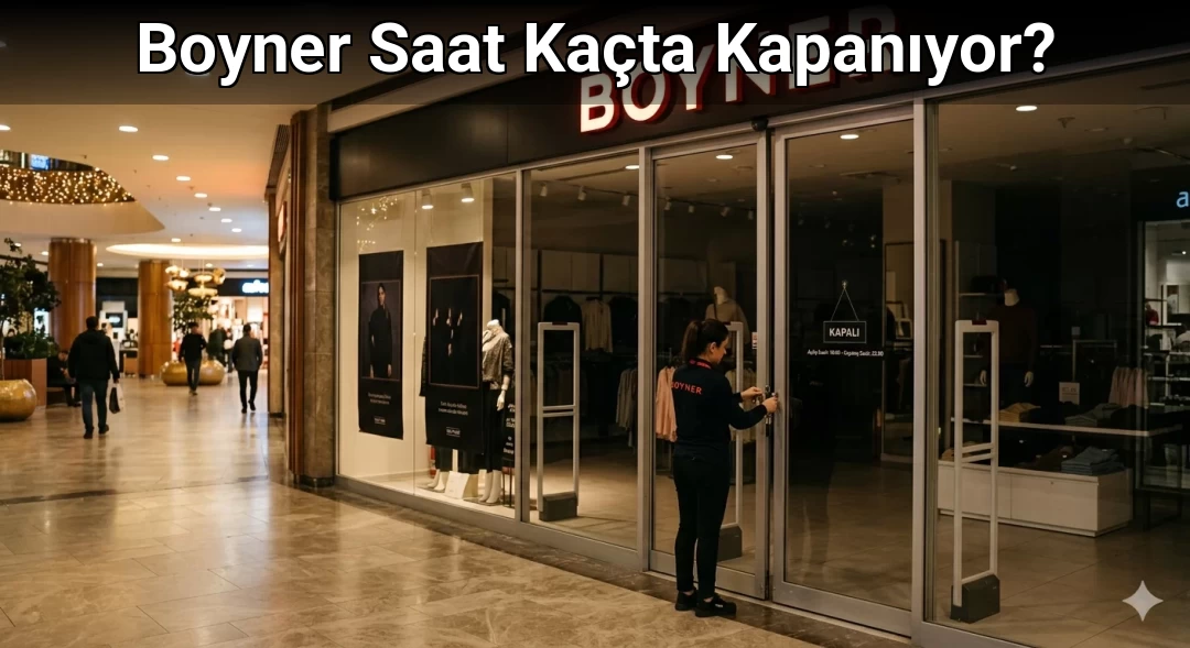 Boyner Saat Kaçta Kapanıyor?